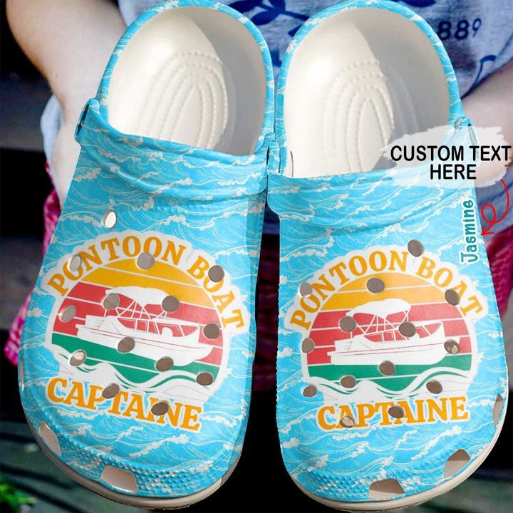 Pontoon Personalized Captain Sku 1865 Crocs Crocband Clog Comfortable For Mens Womens Classic Clog Water Shoes Pontoon Personalized Captain Sku 1865 Crocs Crocband Clog Comfortable For Mens Womens Classic Clog Water Shoes