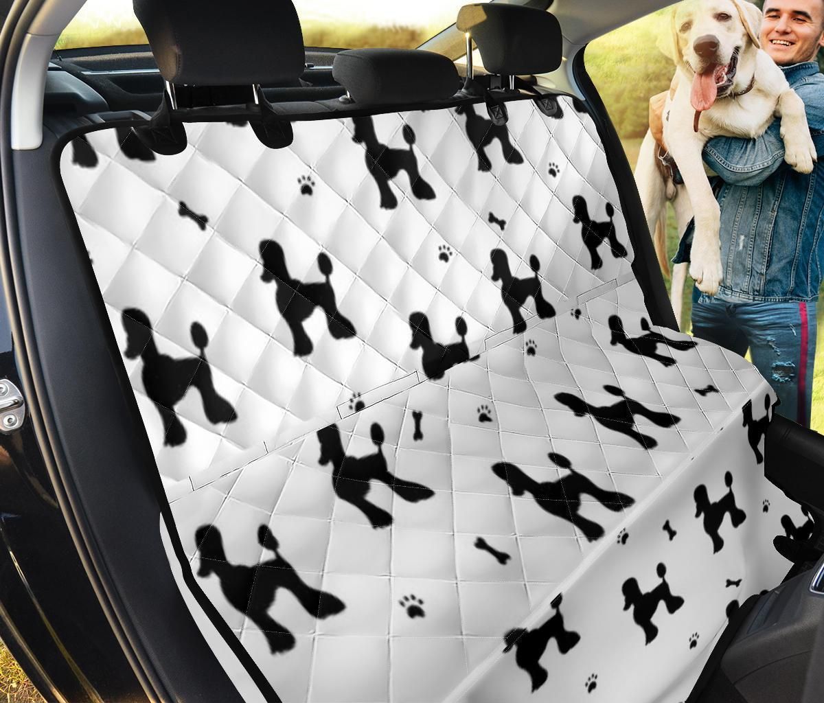 Poodle Black White Patterns Car Back Seat Cover Dog Car Seat Covers - de3da2ac7c8c Poodle Black White Patterns Car Back Seat Cover Dog Car Seat Covers - de3da2ac7c8c
