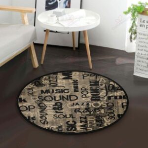 Pop Round Carpet Floor Rug Living Room Bedroom Decor Round Area Rug Carpet