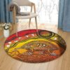 Porcupine Round Carpet Floor Rug Living Room Bedroom Decor Round Area Rug Carpet