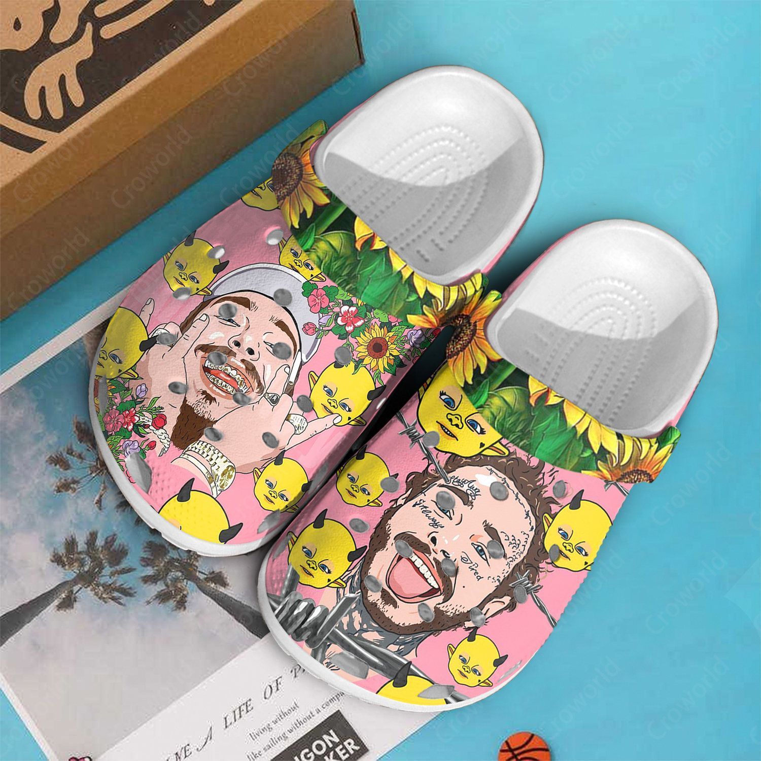 Post Malone High Quality Crocs Clog Clog Shoes Post Malone High Quality Crocs Clog Clog Shoes