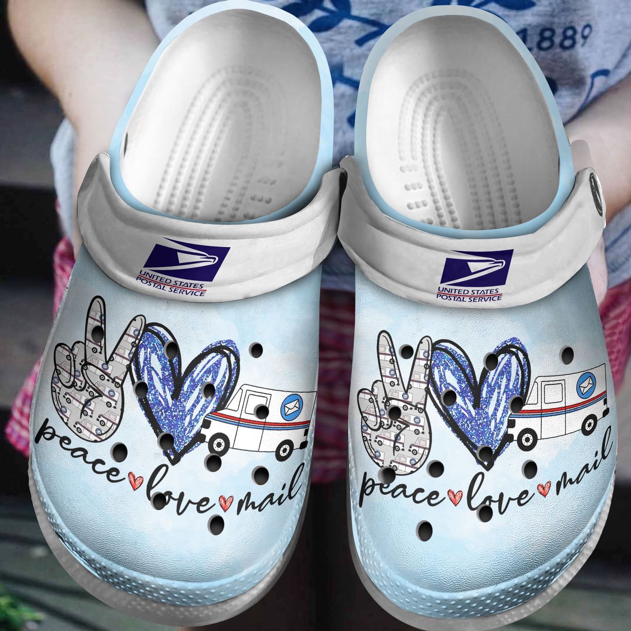 Postal Worker Personalized Clog Custom Crocs Comfortablefashion Style Comfortable For Women Men Kid Print 3D Peace Love Mail Postal Worker Personalized Clog Custom Crocs Comfortablefashion Style Comfortable For Women Men Kid Print 3D Peace Love Mail