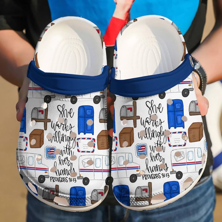 Postal Worker With Her Hands Sku 1877 Crocs Crocband Clog Comfortable For Mens Womens Classic Clog Water Shoes Postal Worker With Her Hands Sku 1877 Crocs Crocband Clog Comfortable For Mens Womens Classic Clog Water Shoes