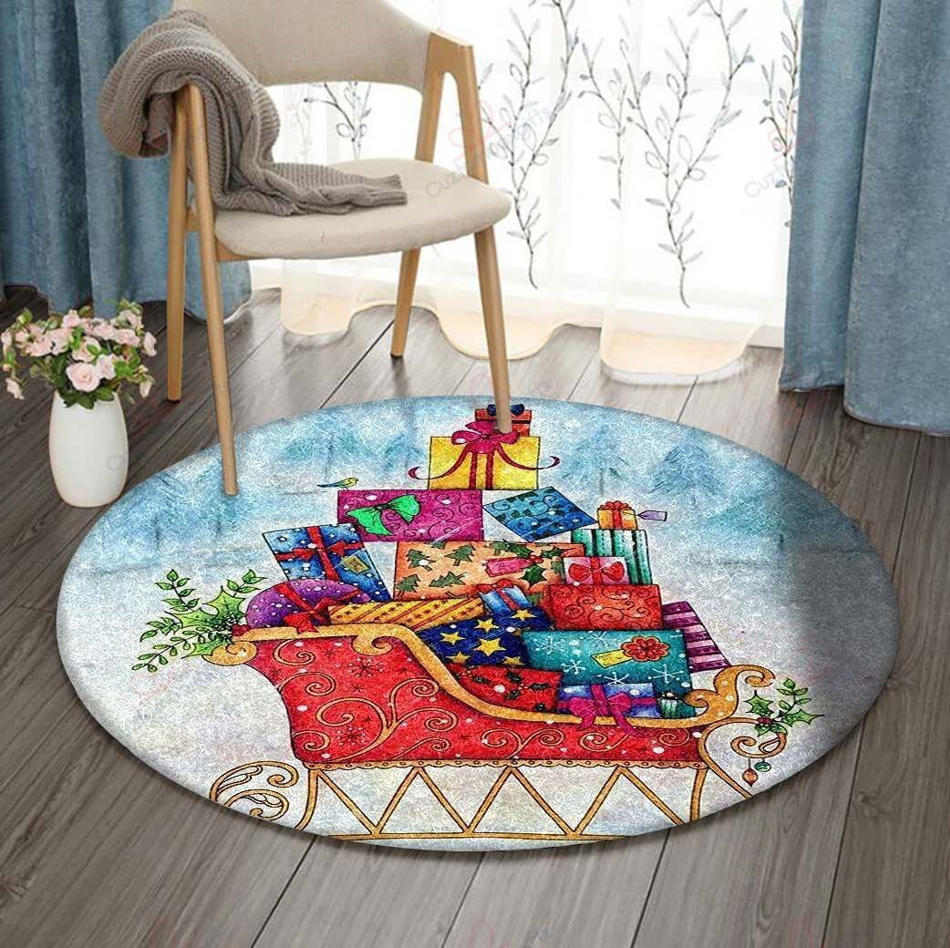 Presents Round Carpet Floor Rug Living Room Bedroom Decor Round Area Rug Carpet Presents Round Carpet Floor Rug Living Room Bedroom Decor Round Area Rug Carpet
