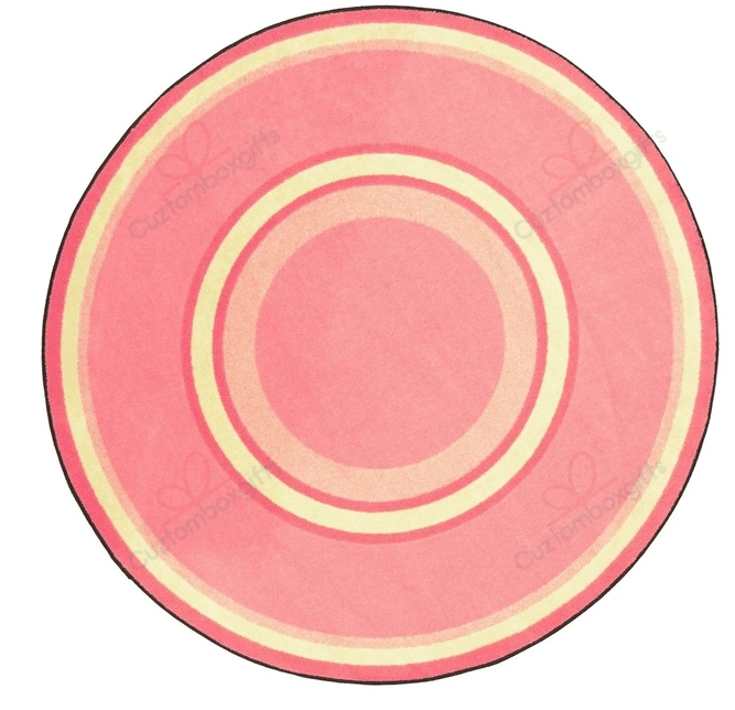 Pretty Pink Ripple Round Carpet Floor Rug Living Room Bedroom Decor Round Area Rug Carpet Pretty Pink Ripple Round Carpet Floor Rug Living Room Bedroom Decor Round Area Rug Carpet