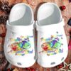 Pround Daughter Of Wonderful Dad Heaven Butterfly Shoes Crocs Clog Gift For Girl Women