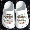 Pround Mother Of A Dumbass Kids Shoes Crocs Clog Mothers Day Gifts – Funny Flower Croc Shoes For Wife