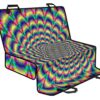 Psychedelic Explosion Optical Illusion Pet Car Back Seat Cover - eaf3d2a05446