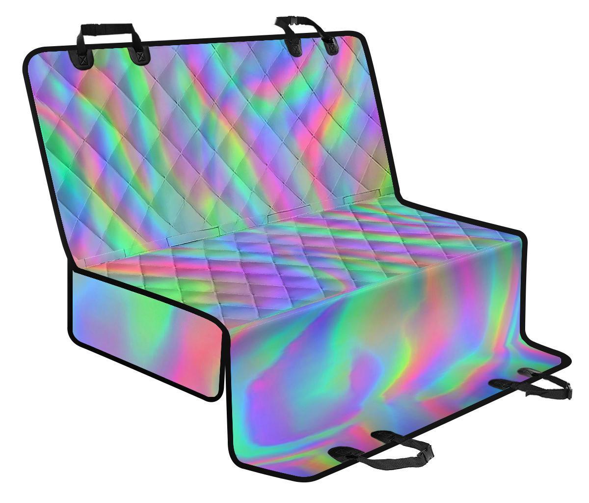 Psychedelic Holographic Trippy Print Pet Car Back Seat Cover - f8ee9a68067d Psychedelic Holographic Trippy Print Pet Car Back Seat Cover - f8ee9a68067d