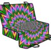 Psychedelic Radiant Optical Illusion Pet Car Back Seat Cover - c0bea90a79e6