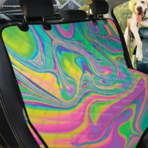 Psychedelic Soap Buble Pattern Colors Car Back Seat Cover Dog Car Seat Covers - 29918038c4d7