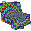 Psychedelic Spiral Optical Illusion Pet Car Back Seat Cover - e3a5f4b1ec5a