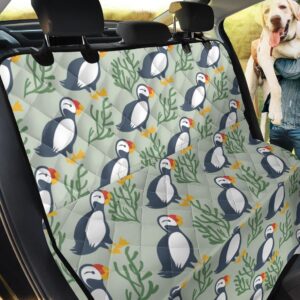 Puffin Cute Pattern Car Back Seat Cover Dog Car Seat Covers - de7b166828df