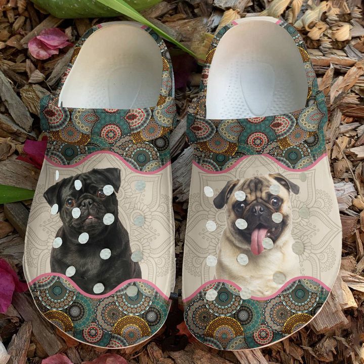 Pug Boho Sku 1941 Crocs Crocband Clog Comfortable For Mens Womens Classic Clog Water Shoes Pug Boho Sku 1941 Crocs Crocband Clog Comfortable For Mens Womens Classic Clog Water Shoes