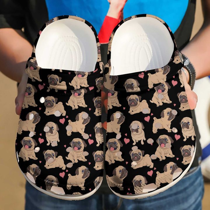Pug Colorful Sku 1887 Crocs Crocband Clog Comfortable For Mens Womens Classic Clog Water Shoes Pug Colorful Sku 1887 Crocs Crocband Clog Comfortable For Mens Womens Classic Clog Water Shoes
