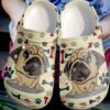 Pug Cute Sku 1920 Crocs Clog Clog Shoes