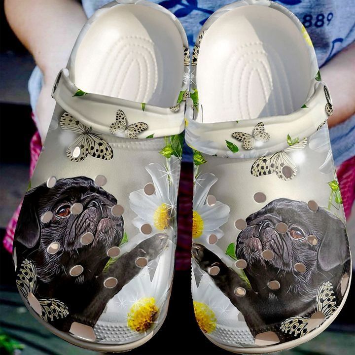 Pug Daisy Sku 1942 Crocs Clog Clog Shoes Pug Daisy Sku 1942 Crocs Clog Clog Shoes