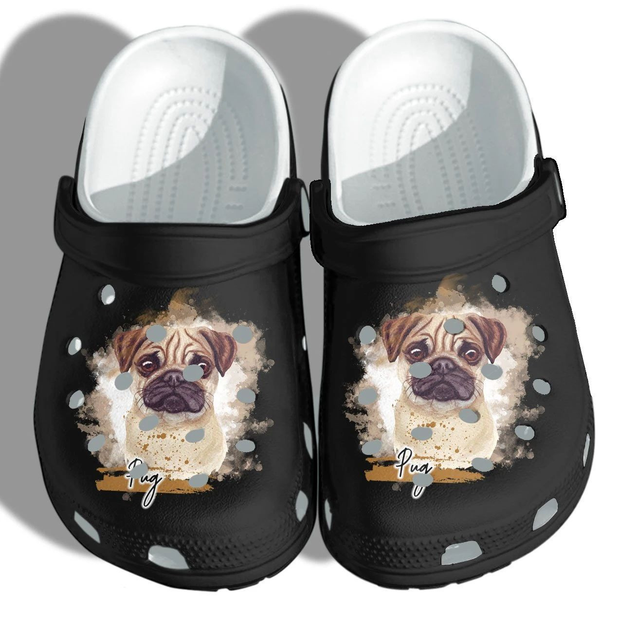 Pug Dog Dad Cute Funny Shoes Crocs Clog – Pug Dog Mom Croc Shoes Gifts Mothers Day 2021 For Mens And Womens Pug Dog Dad Cute Funny Shoes Crocs Clog – Pug Dog Mom Croc Shoes Gifts Mothers Day 2021 For Mens And Womens