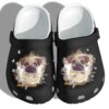 Pug Dog Dad Cute Funny Shoes Crocs Clog – Pug Dog Mom Croc Shoes Gifts Mothers day 2021