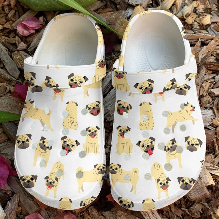 Pug Funny Pattern Sku 1926 Crocs Crocband Clog Comfortable For Mens Womens Classic Clog Water Shoes Pug Funny Pattern Sku 1926 Crocs Crocband Clog Comfortable For Mens Womens Classic Clog Water Shoes
