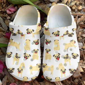 Pug Funny Sku 1889 Crocs Clog Clog Shoes
