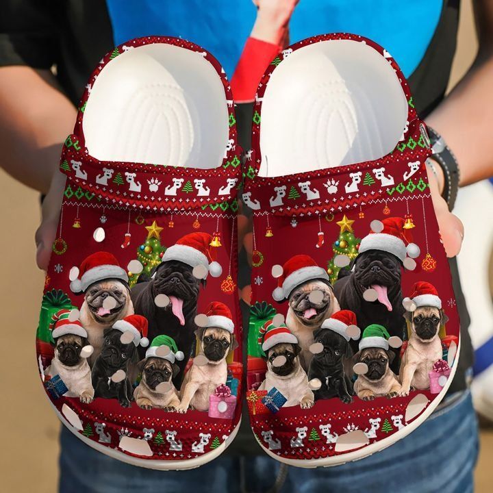 Pug Merry Christmas Sku 1899 Crocs Clog Clog Shoes Pug Merry Christmas Sku 1899 Crocs Clog Clog Shoes