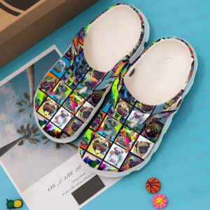 Pug Pattern Sku 1948 Crocs Clog Clog Shoes