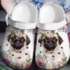Pug Personalize Clog Custom Crocs Clog On Sandal Fashion Style Comfortable For Women Men Kid