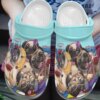 Pug Personalize Clog Custom Crocs Fashionstyle Comfortable For Women Men Kid Print 3D Pug In Beach