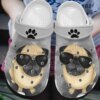 Pug Personalized Clog Custom Crocs Comfortablefashion Style Comfortable For Women Men Kid Print 3D Cool Pug
