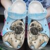 Pug Personalized Clog Custom Crocs Comfortablefashion Style Comfortable For Women Men Kid Print 3D Smile Pug