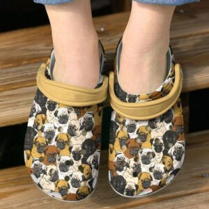 Pug Shades Of Sku 1955 Crocs Clog Clog Shoes