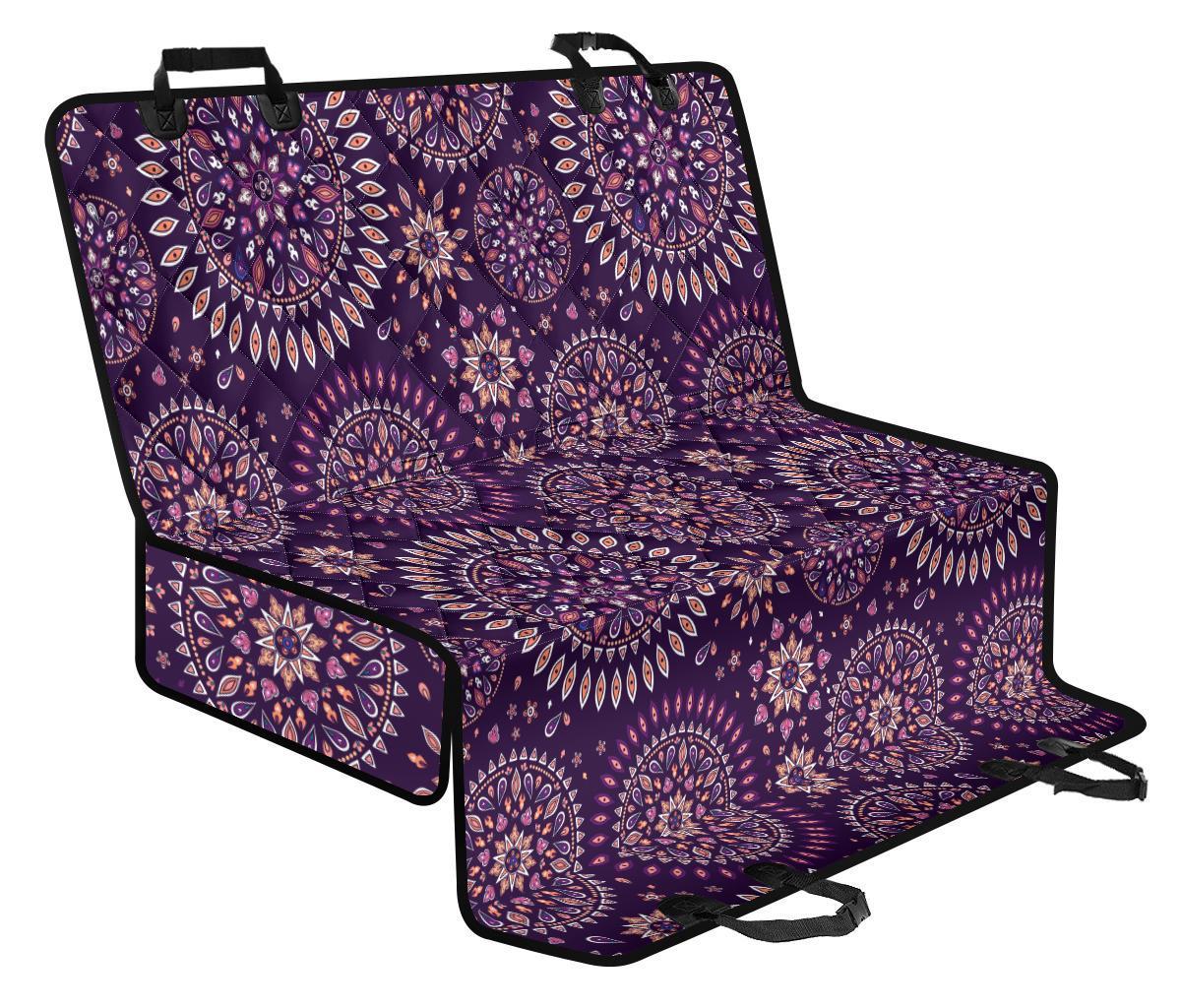 Purple Bohemian Mandala Pattern Print Pet Car Back Seat Cover - cea14825b9f1 Purple Bohemian Mandala Pattern Print Pet Car Back Seat Cover - cea14825b9f1