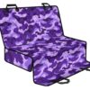 Purple Camouflage Print Pet Car Back Seat Cover - 557d3d644ae9
