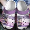 Purple Colors Personalized Clog Custom Crocs Comfortablefashion Style Comfortable For Women Men Kid Print 3D