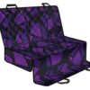 Purple Crystal Cosmic Galaxy Space Print Pet Car Back Seat Cover - 7eb09bf5f52a