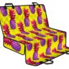 Purple EDM Pineapple Pattern Print Pet Car Back Seat Cover - 65931d0aed58