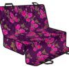 Purple Floral Flower Pattern Print Pet Car Back Seat Cover - bf86aace31a7