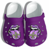 Purple Lip Crocs Clog Shoes – Mardi Gras In New Orleans 2021 Shoes Gifts For Girl Women