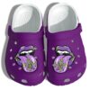 Purple Lip Crocs Clog Shoes – Mardi Gras in New Orleans 2021 Shoes Gifts For Girl Women