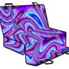 Purple Psychedelic Trippy Print Pet Car Back Seat Cover - bd0768fc21a2