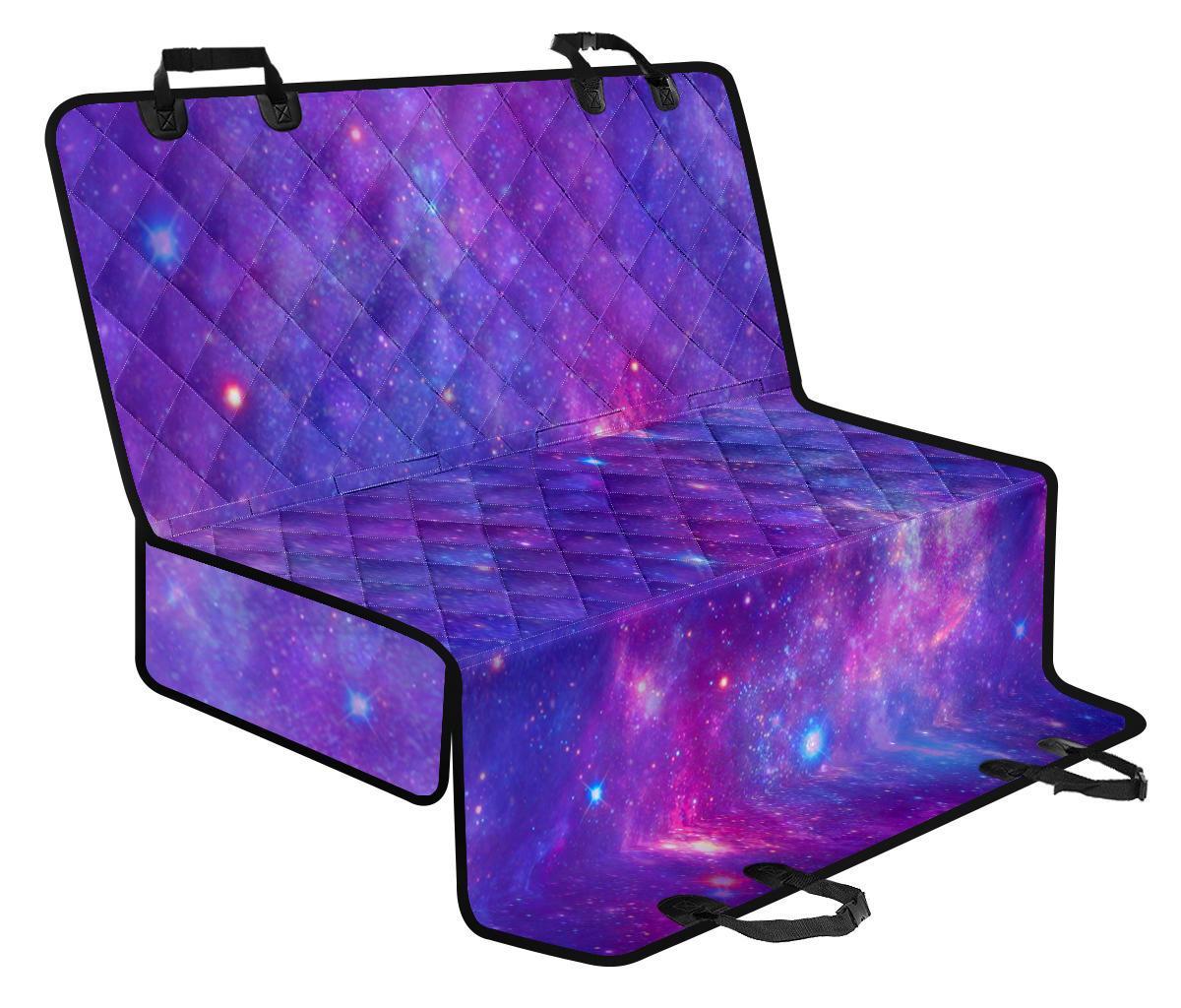 Purple Stardust Cloud Galaxy Space Print Pet Car Back Seat Cover - 32f5c5aaccaa Purple Stardust Cloud Galaxy Space Print Pet Car Back Seat Cover - 32f5c5aaccaa