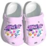 Purple Up Shoes Crocs Clog – Military Child Awareness Sport Clog Birthday Gift Boy Girl