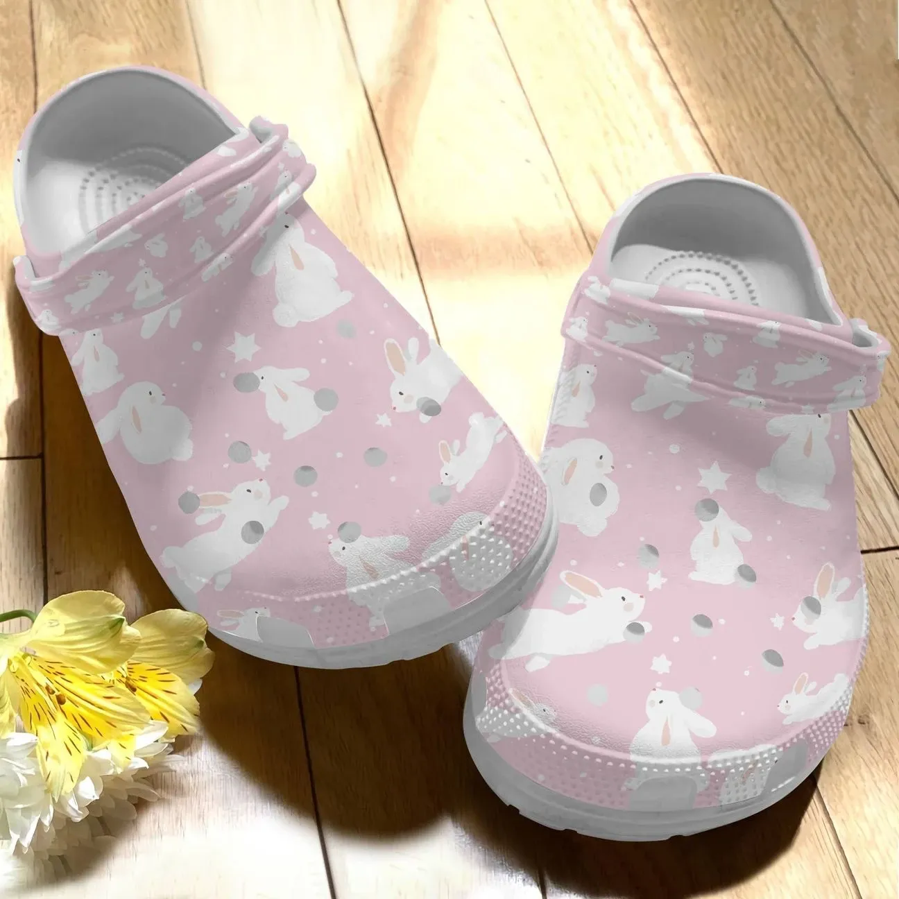 Rabbit Personalize Clog Custom Crocs Fashionstyle Comfortable For Women Men Kid Print 3D Soft Bunny Rabbit Personalize Clog Custom Crocs Fashionstyle Comfortable For Women Men Kid Print 3D Soft Bunny