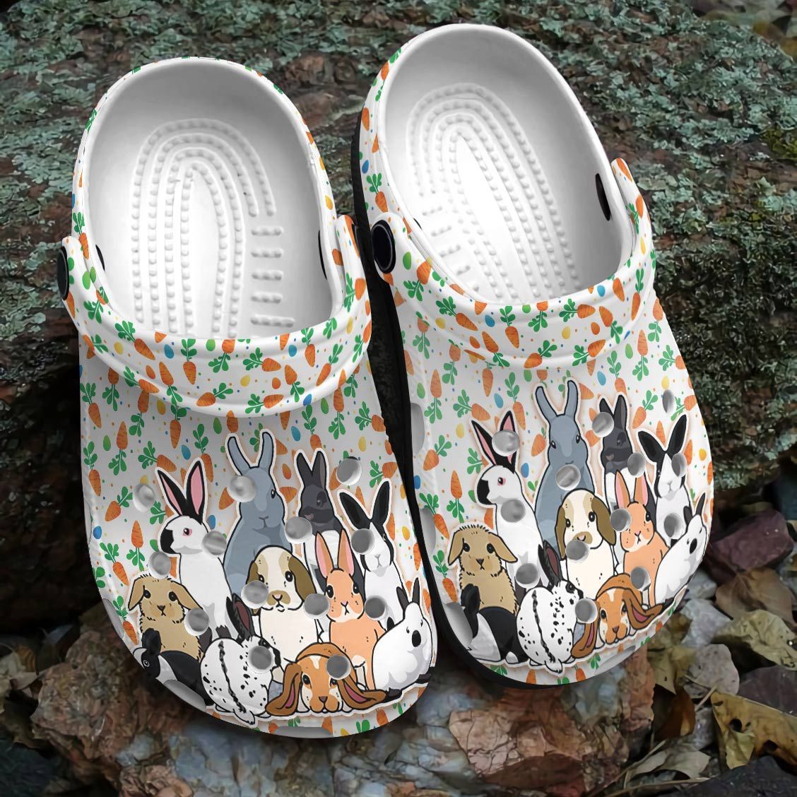 Rabbit Personalized Clog Custom Crocs Comfortablefashion Style Comfortable For Women Men Kid Print 3D Rabbit Lover Rabbit Personalized Clog Custom Crocs Comfortablefashion Style Comfortable For Women Men Kid Print 3D Rabbit Lover