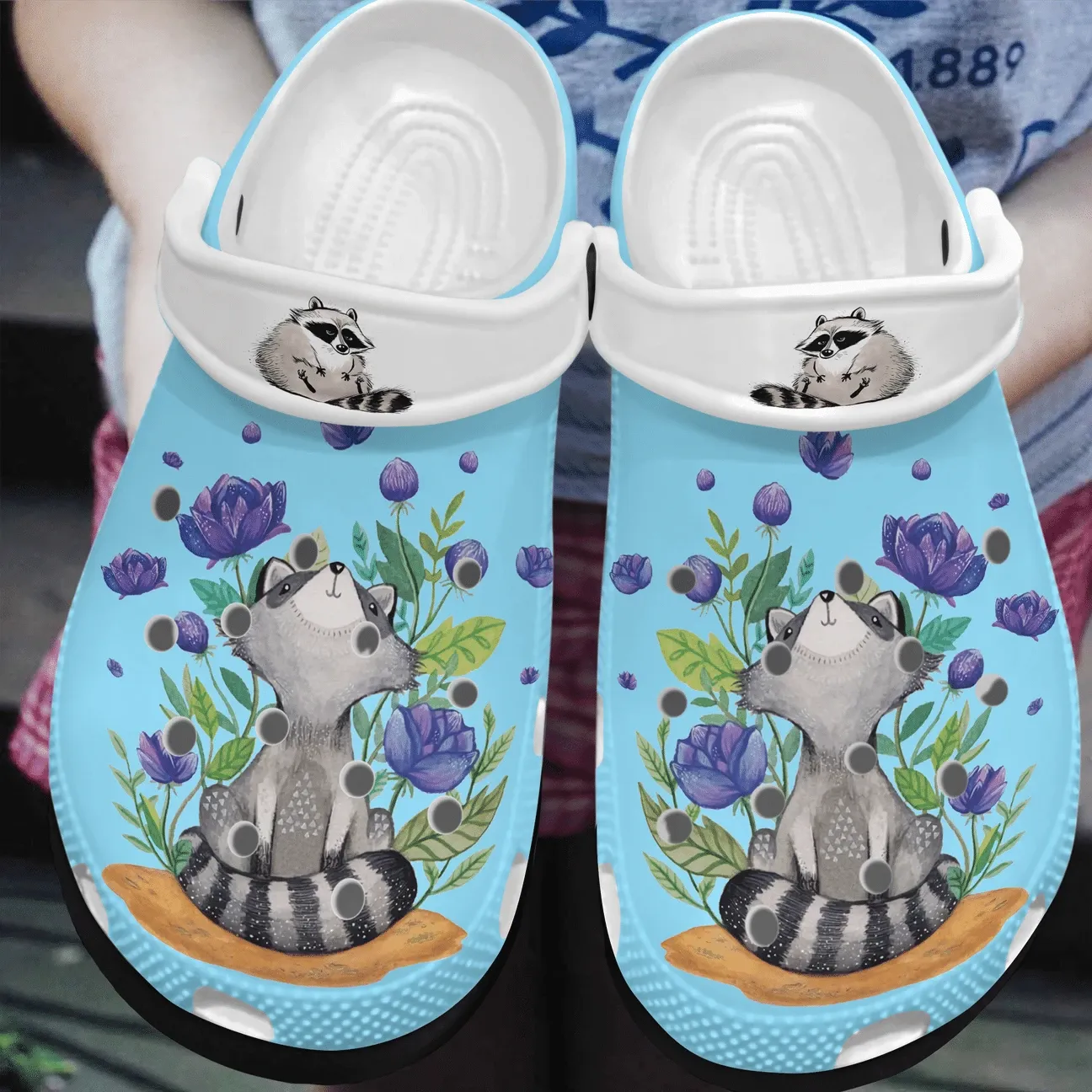 Raccoon Personalized Clog Custom Crocs Comfortablefashion Style Comfortable For Women Men Kid Print 3D Chilling Raccoon Personalized Clog Custom Crocs Comfortablefashion Style Comfortable For Women Men Kid Print 3D Chilling