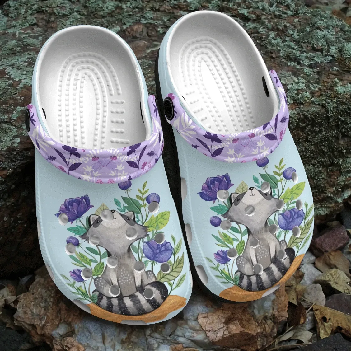 Raccoon Personalized Clog Custom Crocs Comfortablefashion Style Comfortable For Women Men Kid Print 3D Emotional Raccoon Personalized Clog Custom Crocs Comfortablefashion Style Comfortable For Women Men Kid Print 3D Emotional