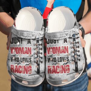 Racing Just A Girl Who Loves Sku 2003 Crocs Crocband Clog Comfortable For Mens Womens Classic Clog Water Shoes