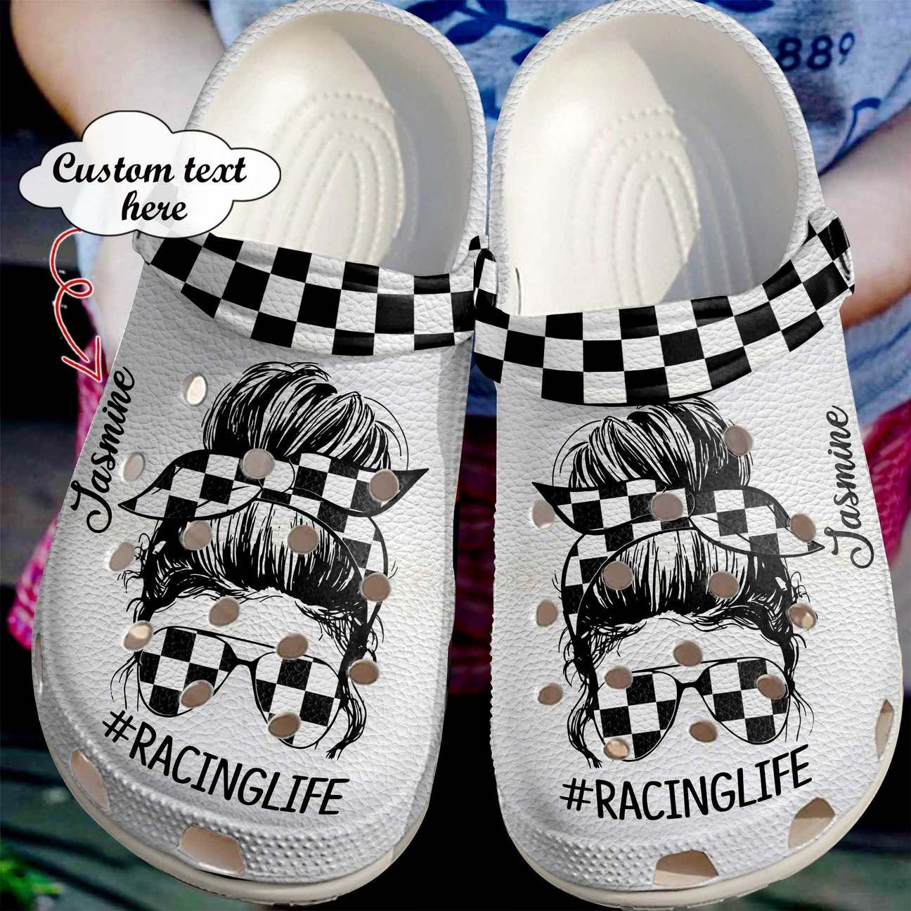 Racing Life Personalize Clog Custom Crocs Clog Fashion Style Comfortable For Women Men Kid Racing Life Personalize Clog Custom Crocs Clog Fashion Style Comfortable For Women Men Kid