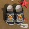 Racing Personalized Born To Ride Sku 1978 Crocs Crocband Clog Comfortable For Mens Womens Classic Clog Water Shoes